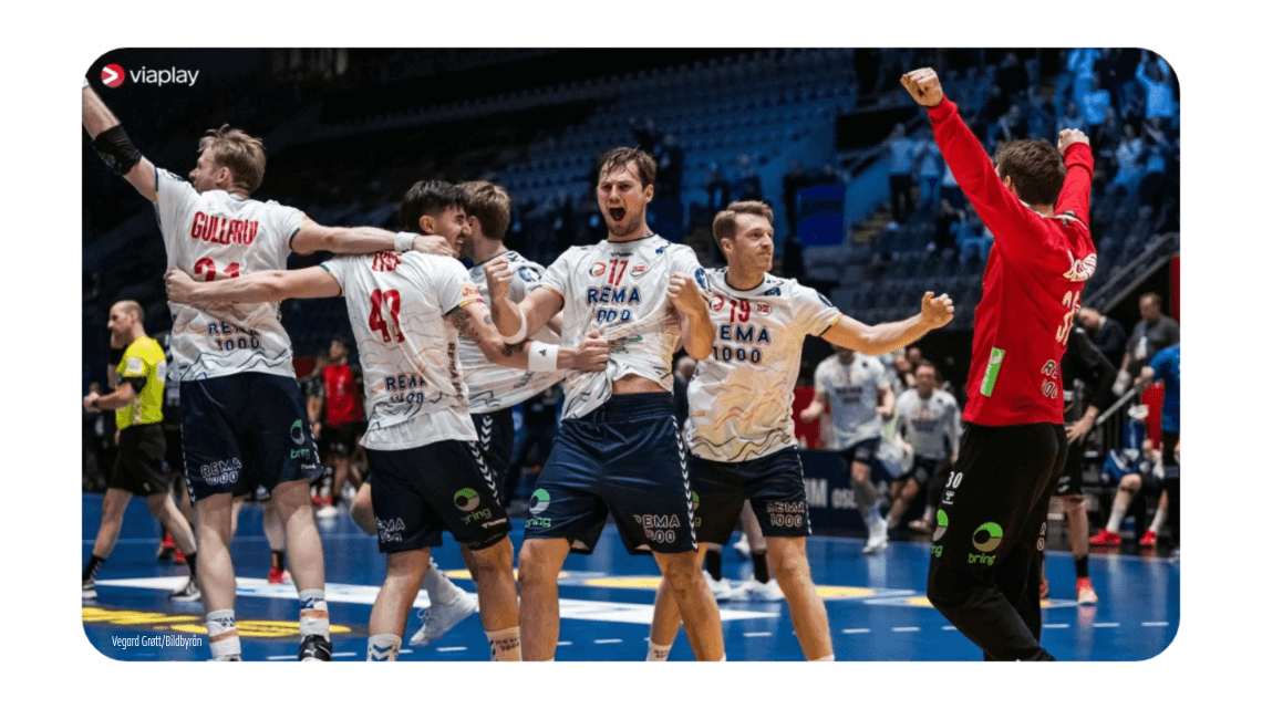 Se håndball-EM for herrer 2026 med Allente og Viaplay