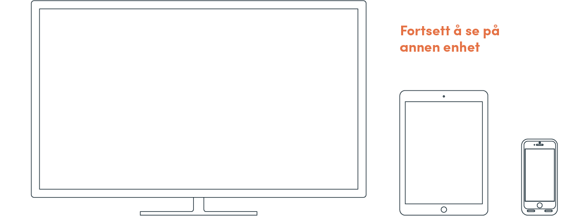 Fortsett å se film eller serie på annen enhet