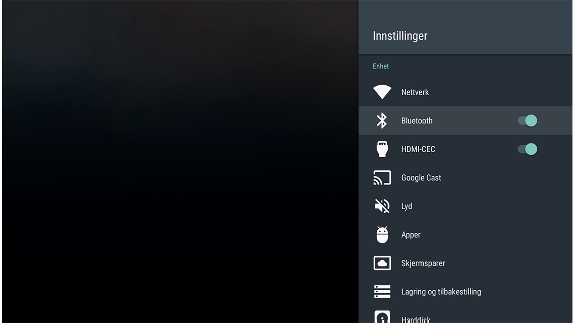 Bluetooth innstillinger
