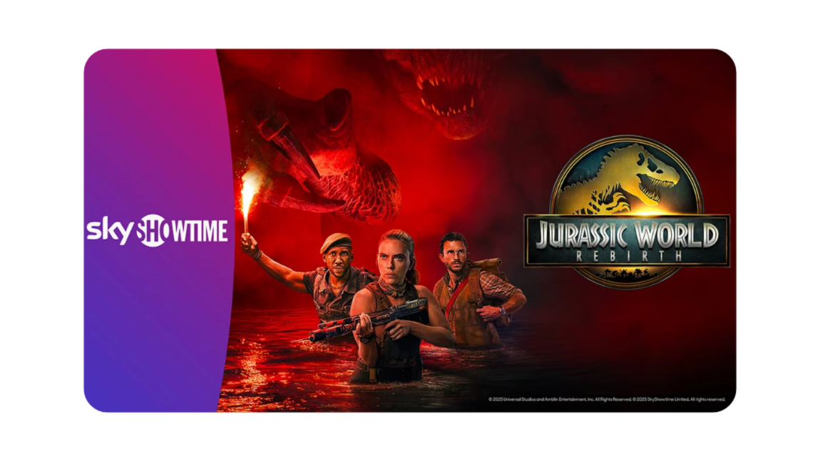 Se Jurassic World: Rebirth på SkyShowtime med Allente